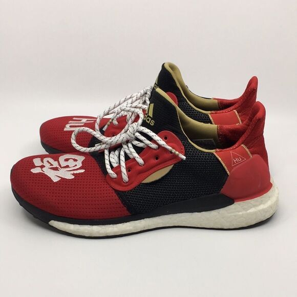 Adidas Pharrell x Solar Hu Glide M CNY Chinese New Year EE8701 Mens Sz 9 1/2 M - Picture 4 of 16